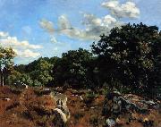 Landscape at Chailly, Frederic Bazille